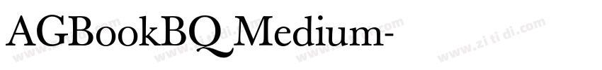 AGBookBQ Medium字体转换 AGBookBQ Medium字体转换